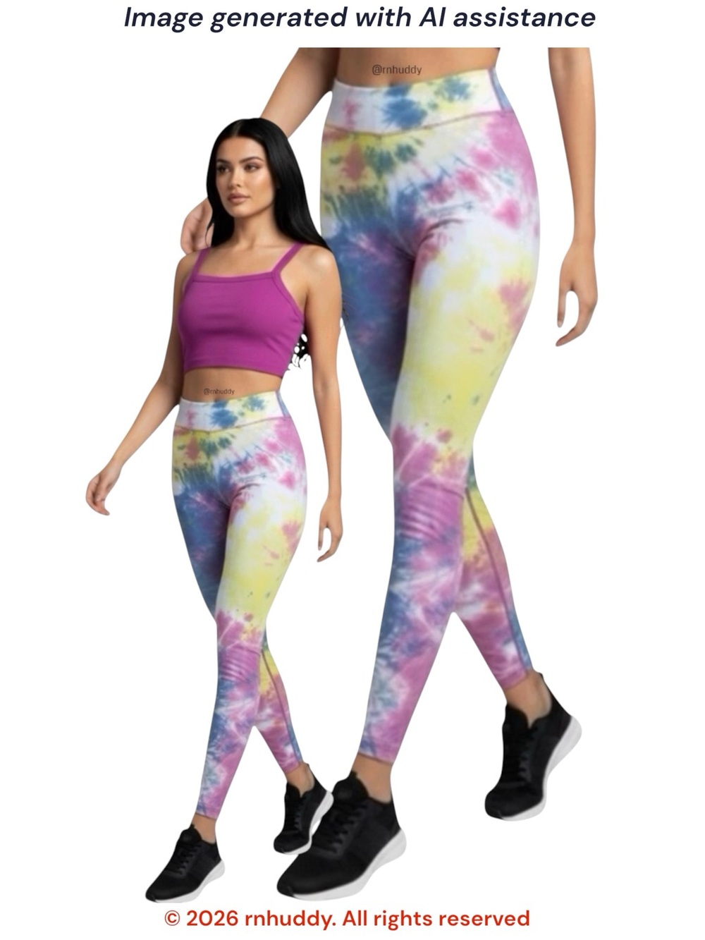 Balance Athletica M tie-dye Cloud Leggings